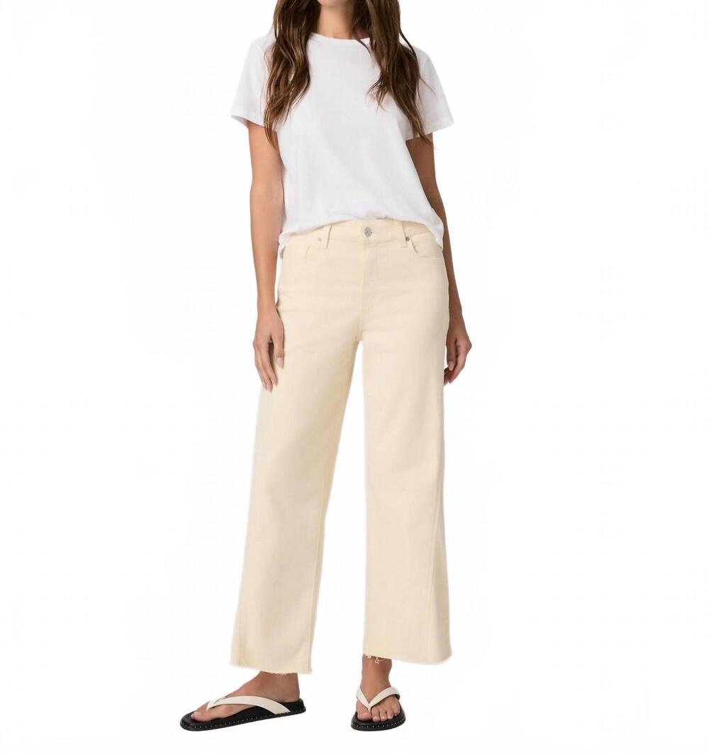 NEW PAIGE women's anessa pants in butter yellow